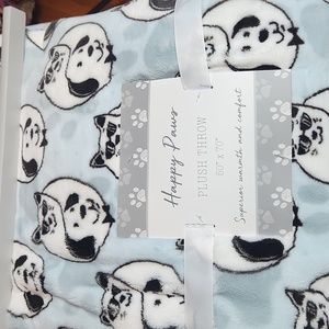 Happy paws, Cat&Dog Oversized Plush Throw Blanket 50X70